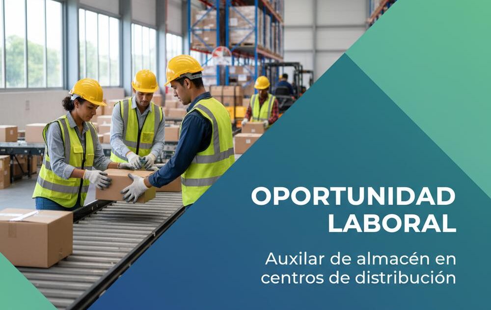 Auxiliar de almacén en centros de distribución