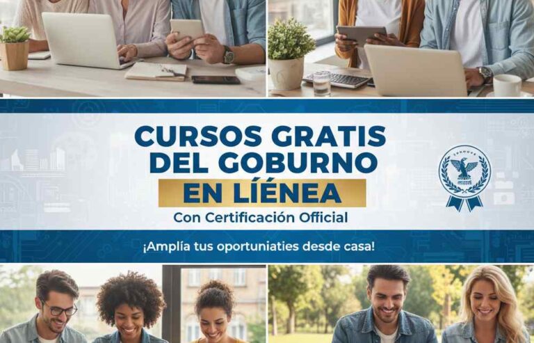Lee más sobre el artículo Cursos gratis del gobierno en línea con certificación oficial