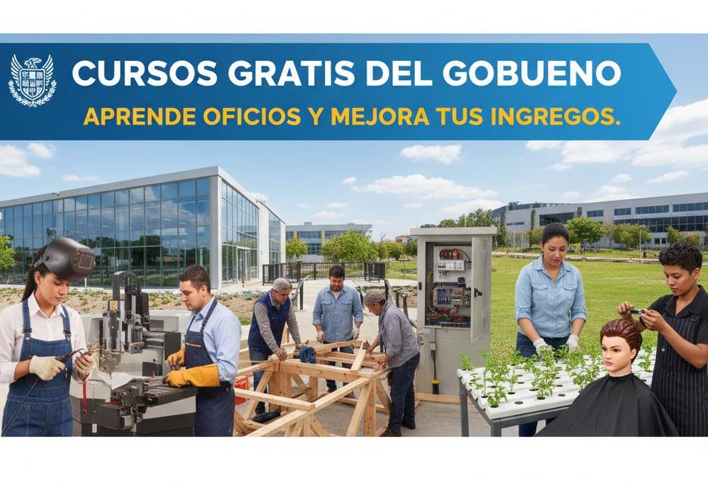 Cursos gratis del gobierno para aprender oficios y mejorar tus ingresos