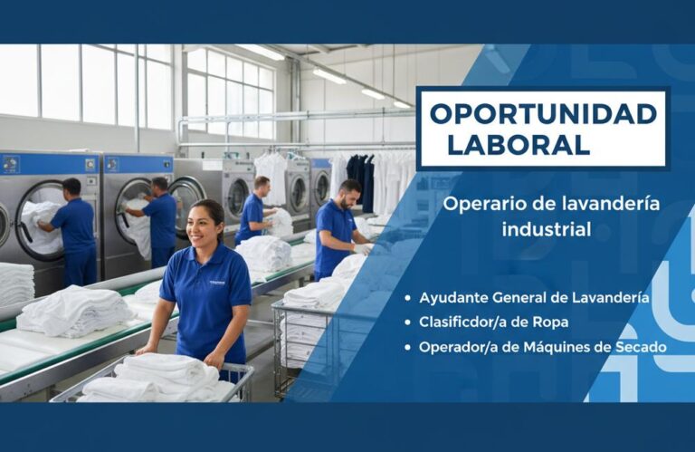Lee más sobre el artículo Operario de lavandería industrial