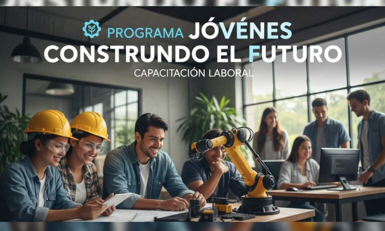 Lee más sobre el artículo Programa Jóvenes Construyendo el Futuro con capacitación laboral