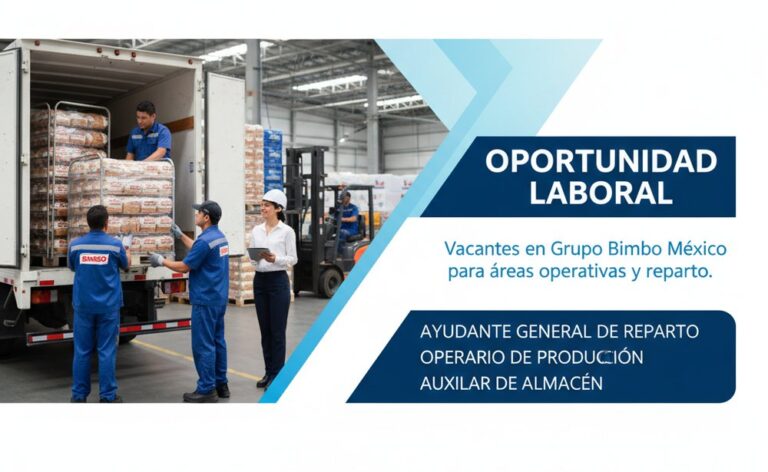 Lee más sobre el artículo Vacantes en Grupo Bimbo México para áreas operativas y reparto