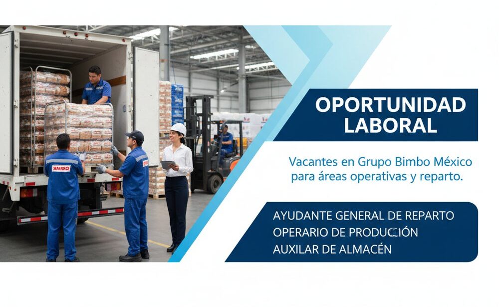 En este momento estás viendo Vacantes en Grupo Bimbo México para áreas operativas y reparto